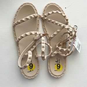 Nicole Miller Strappy Flat Sandals